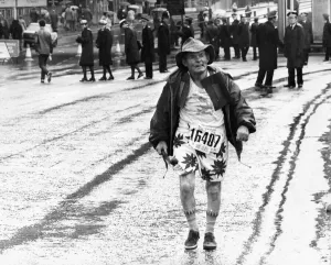 The Great North Run 27 June 1982 - runner Kipper Herring The Great North Run 27 June 1982 - runner Kipper Herring