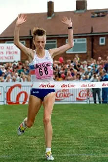 Images Dated 20th September 1992: Great North Run, Sunday 20 September, 1992 - The winner of the womens race Liz McColgan