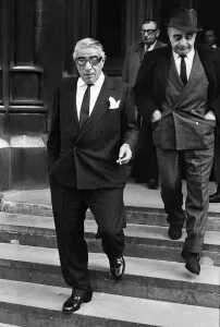 Greek shipping tycoon Aristotle Onassis attend the Law Courts in London to sue 77 year Greek shipping tycoon Aristotle Onassis attend the Law Courts in London to sue 77 year