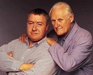 Images Dated 6th August 1997: Gregor Fisher with father-in-law Peter Vaughan August 1997