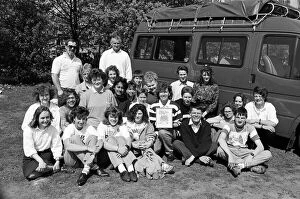Images Dated 2nd May 1990: A group of pupils from Germany visited Almondbury High School as part of an exchange