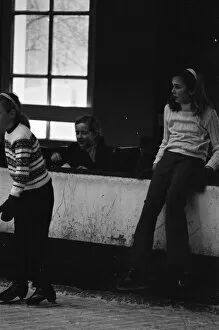 Images Dated 29th December 1970: Guildford Children enjoy a day out coach trip to Richmond Ice Rink in Twickenham