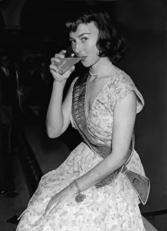 Gussie Moran tennis player at a summer dance June 1949 at the Chelsea Town Hall Gussie Moran tennis player at a summer dance June 1949 at the Chelsea Town Hall