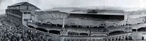 Supporters And Spectators Gallery: Hampden Park 1951 packed terracing crowds outside North stand