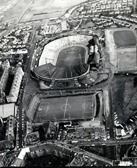 Hampden Park, Glasgow - aerial view, 1994 Lesser Hampden also visible Hampden Park, Glasgow - aerial view, 1994 Lesser Hampden also visible