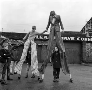 Very handy when you are on stilts - football ground walls might as well not be there Very handy when you are on stilts - football ground walls might as well not be there