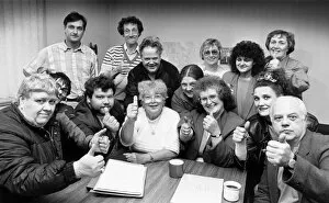 Knowsley Gallery: A happy band of Kirkby Carers at their meeting. Kirkby, Knowsley, Merseyside. June 1989