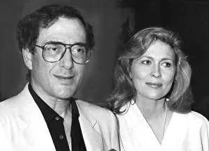 Harold Pinter with Faye Dunaway at a party in London - June 1986 03/06/1986 Harold Pinter with Faye Dunaway at a party in London - June 1986 03/06/1986