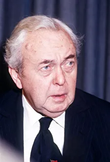 00155 Gallery: Harold Wilson former Labour Party Leader and Prime Minister