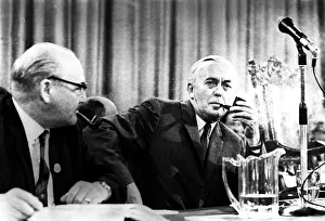Harold Wilson at the TUC conference in Brighton October 1969 Harold Wilson at the TUC conference in Brighton October 1969