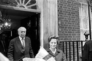 Harold Wilson and wife leave No 10. June 1970 70-5831 Harold Wilson and wife leave No 10. June 1970 70-5831