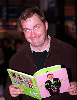 Images Dated 15th November 1997: Harry Enfield November 1997 Signing copies of his book at James Thin'