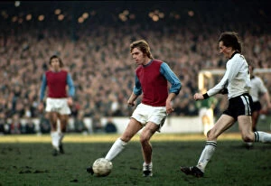 Images Dated 14th February 1972: Harry Redknapp of West Ham United in action during the FA Cup Fourth Round Replay match
