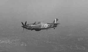 Hawker Hurricane Aircraft May 1978 of the Battle of Britain Flight going through