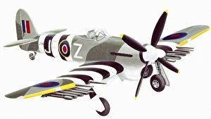 Hawker Typhoon a British single-seat fighter-bomber, produced by Hawker Aircraft