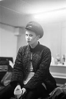 Images Dated 1st November 1980: Hazel O Connor, Singer pictured at the Top Rank Nightclub, Reading, November 1980