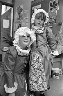 Images Dated 28th November 1991: Helme CE School steps back to Tudor times. 28th November 1991