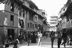 Hippies in Freak Street, Katmandu, Nepal March 1977 Hippies in Freak Street, Katmandu, Nepal March 1977