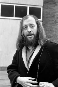 Hippies seen here outside the court house at Slough. Albery Hippies seen here outside the court house at Slough. Albery
