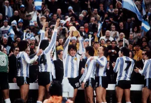 Holland 1 Argentina 3 Football World Cup Final 1978 Passarella Argentine captain Holland 1 Argentina 3 Football World Cup Final 1978 Passarella Argentine captain