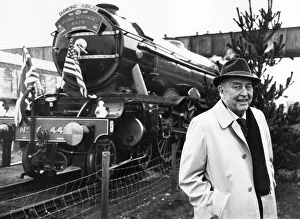 Hollywood star Ray Milland is reunited with Flying Scotsman for its diamond jubilee in Hollywood star Ray Milland is reunited with Flying Scotsman for its diamond jubilee in