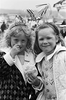 Honley show. Dazzling headgear... Amy Bennett (left), of Brockholes, and Rachel Bottom Honley show. Dazzling headgear... Amy Bennett (left), of Brockholes, and Rachel Bottom