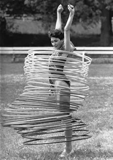 Hoops of success Dany Kaseyeva. Dany can keep a pile of hula hoops on the go at once Hoops of success Dany Kaseyeva. Dany can keep a pile of hula hoops on the go at once