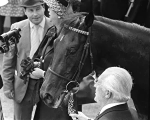 Horseracing Epsom Derby June 1983 Teenoso Racehorse Horseracing Epsom Derby June 1983 Teenoso Racehorse