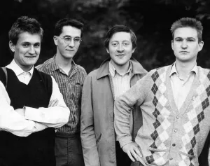 Images Dated 20th June 1986: The Housemartins, from left, Paul Heaton, Stan Cullimore, Hugh Whitaker and Ted Key