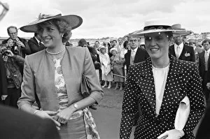 Images Dated 3rd June 1987: HRH Princess Diana, The Princess of Wales, (left) and HRH The Duchess of York