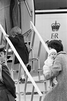 HRH Princess Diana, The Princess of Wales with her sons