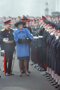 Images Dated 14th December 1990: HRH The Princess of Wales, Princess Diana, at The Royal Military Academy, Sandhurst