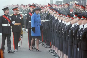 Images Dated 14th December 1990: HRH The Princess of Wales, Princess Diana, at The Royal Military Academy, Sandhurst