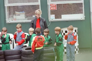 Images Dated 9th July 1992: HRH The Princess of Wales, Princess Diana, takes her sons Prince William and Prince Harry