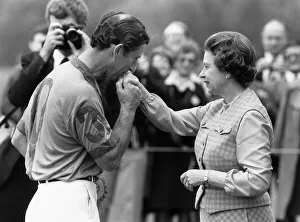 HRH Queen Elizabeth 2 after a Polo match in which her son Charles was playing HRH Queen Elizabeth 2 after a Polo match in which her son Charles was playing
