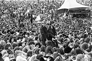 Hugh crowds gather to watch the Rolling Stones in concert at Knebworth House Hugh crowds gather to watch the Rolling Stones in concert at Knebworth House