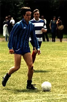 Images Dated 30th June 1994: Hugh Grant Actor Playing football