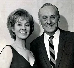 Presenters Gallery: Hughie Green, TV Presenter of Opportunity Knocks -December 1966 Contestant Anita