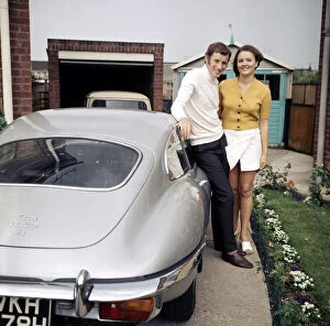 Hull City manager Terry Neill with his wife Sandra standing next to their car