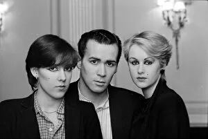 Images Dated 18th November 1981: The Human League November 1981 (l-r) Joanne Catherall - Philip Oakey