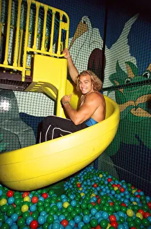 Hunter from Gladiators at the Meadway Sports Centre. 27th July 1995 Hunter from Gladiators at the Meadway Sports Centre. 27th July 1995