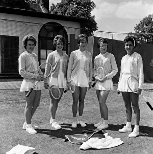 01239 Gallery: The Hurlingham Club pre-Wimbledon party. The USA team including Carole Caldwell