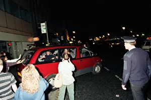 Images Dated 30th June 1992: Hysteria hit the streets of Stockton as hundreds of screaming schoolgirls visit The Mall