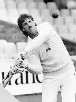 Ian Botham playing for Worcestershire in a Cricket Match against Essex Ian Botham playing for Worcestershire in a Cricket Match against Essex