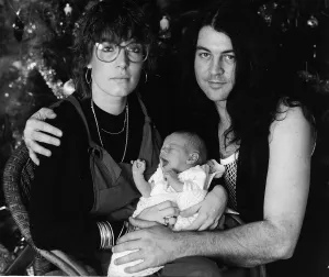 Images Dated 7th May 1984: Ian Gillan singer Black Sabbath pop rock group in 1984 with girlfriend Bron