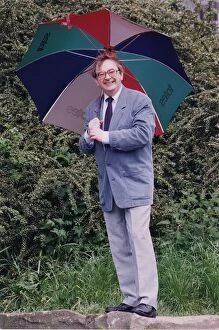 Images Dated 24th May 1994: Ian McCaskill British weather presenter at a garden DBase