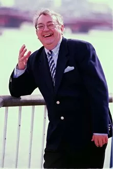 Images Dated 1st September 1999: Ian McCaskill Weatherman August 1999 Pictured by the Thames in London
