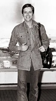 Ian Ogilvy Actor - June 1976. at the airport denim Ian Ogilvy Actor - June 1976. at the airport denim