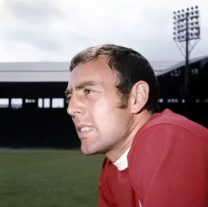 Ian St John Liverpool and Scotland footballer. December 1974 Ian St John Liverpool and Scotland footballer. December 1974