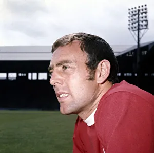Ian St John Liverpool and Scotland footballer. December 1974 Ian St John Liverpool and Scotland footballer. December 1974